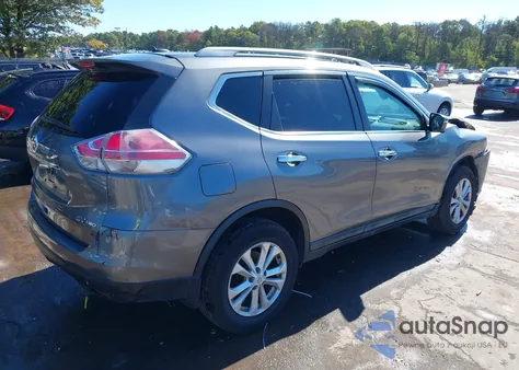 2015 Nissan Rogue Sv z USA, uszkodzony, nr VIN 5N1AT2MV4FC847359